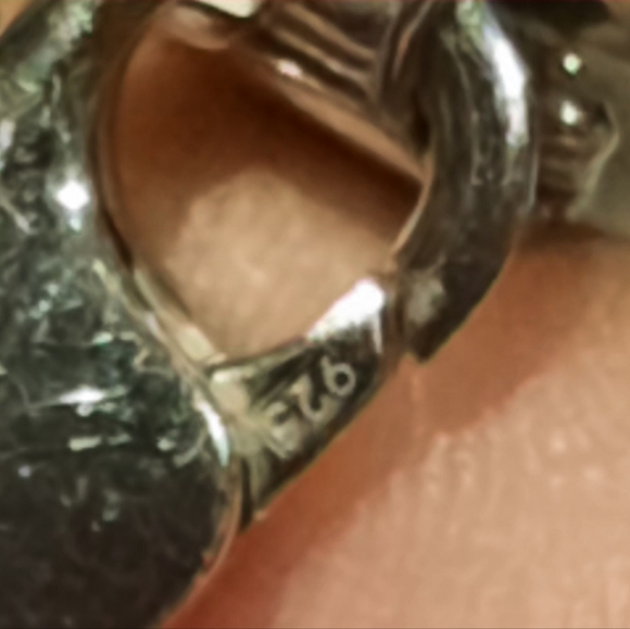 New AUTHENTIC GENUINE PLATINUM STERLING SILVER CHUNKY WIDE BYZANTINE CHAIN 16.75 - Picture 3 of 10